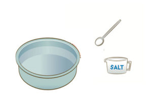 塩湯の作り方